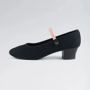 1st Position Cuban Heel Canvas Character Shoes