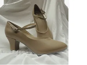 2" Betty -- Instep Strap Ballroom Shoe -- Tan