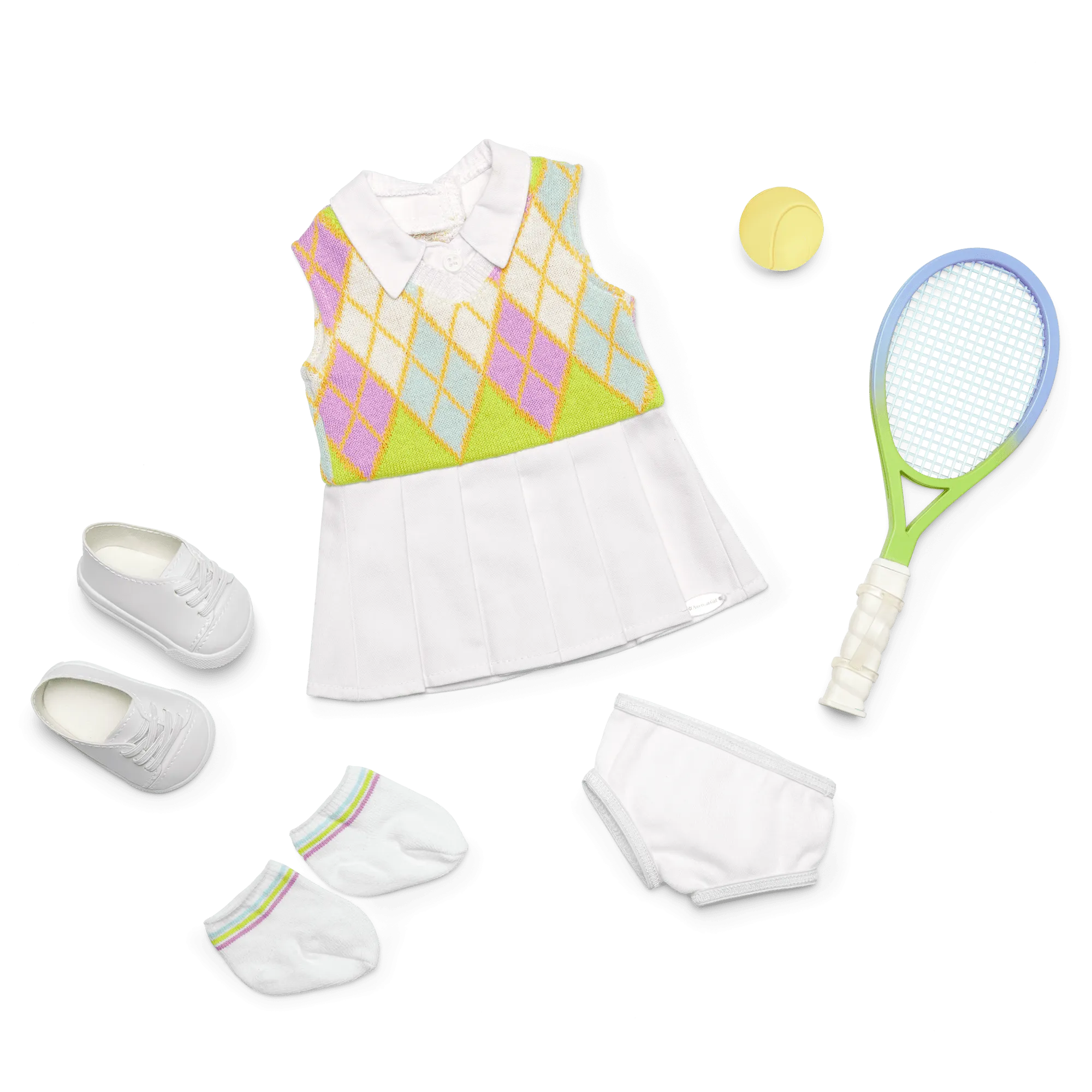 ’90s Twins Isabel’s™ Tennis Gift Set (Historical Characters)