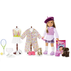 ’90s Twins Isabel’s™ Tennis Gift Set (Historical Characters)