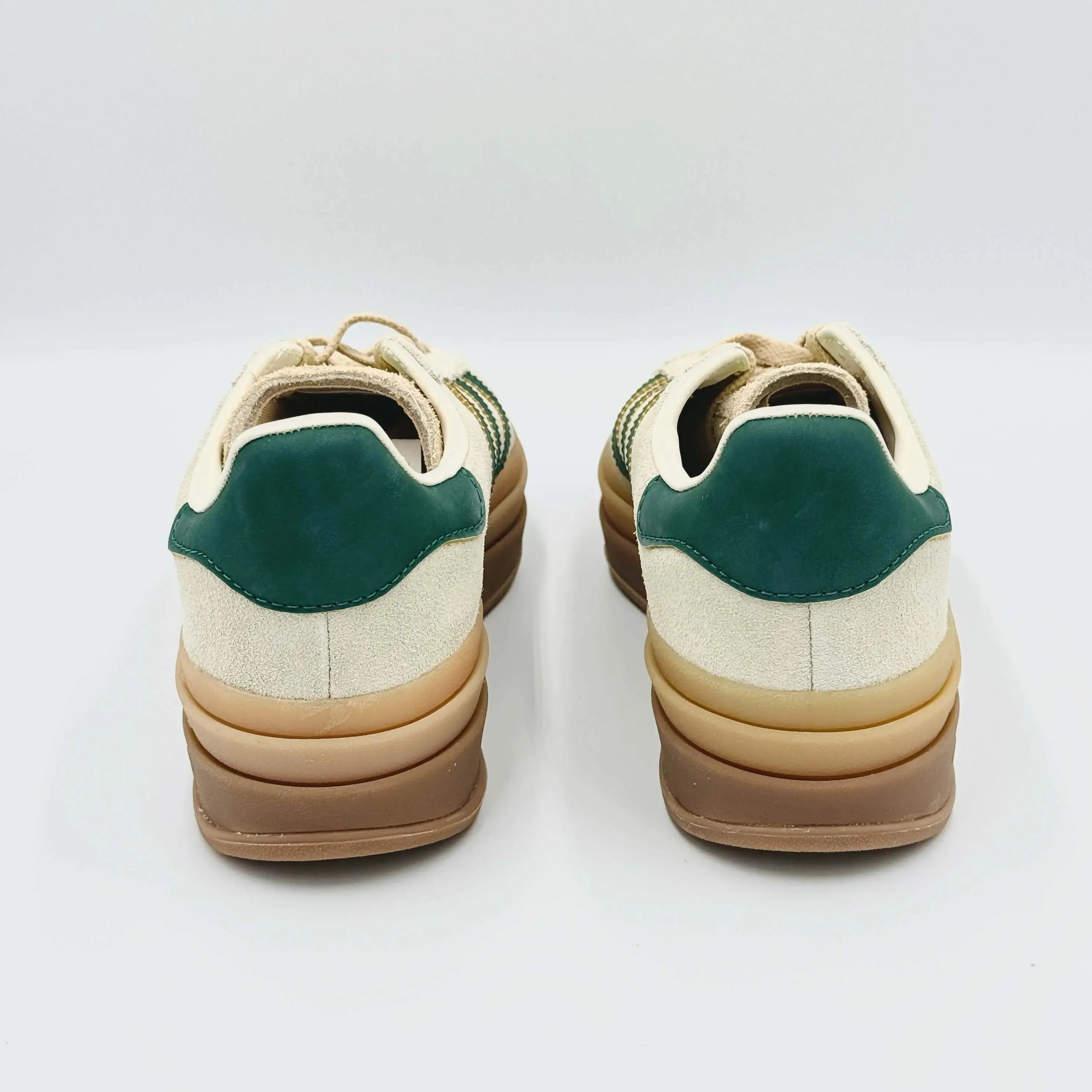 Adidas Gazelle Bold Magic Beige Collegiate Green