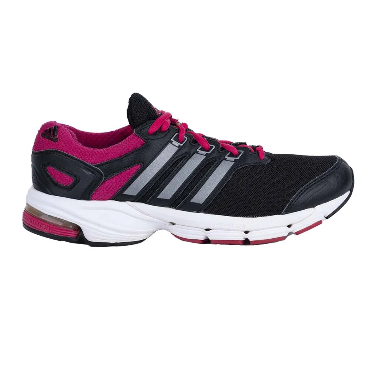 Adidas Lightster Cush Sport Shoes Fabric Black Colour For Women