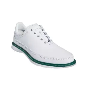 Adidas MC80 Spikeless Golf Shoes - White/Silver/Collegiate Green