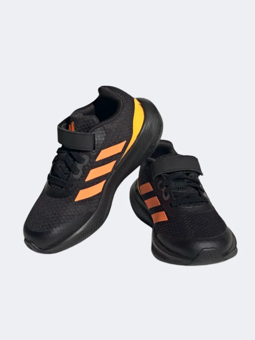 Adidas Runfalcon 3.0 Ps-Boys Running Shoes Black/Orange