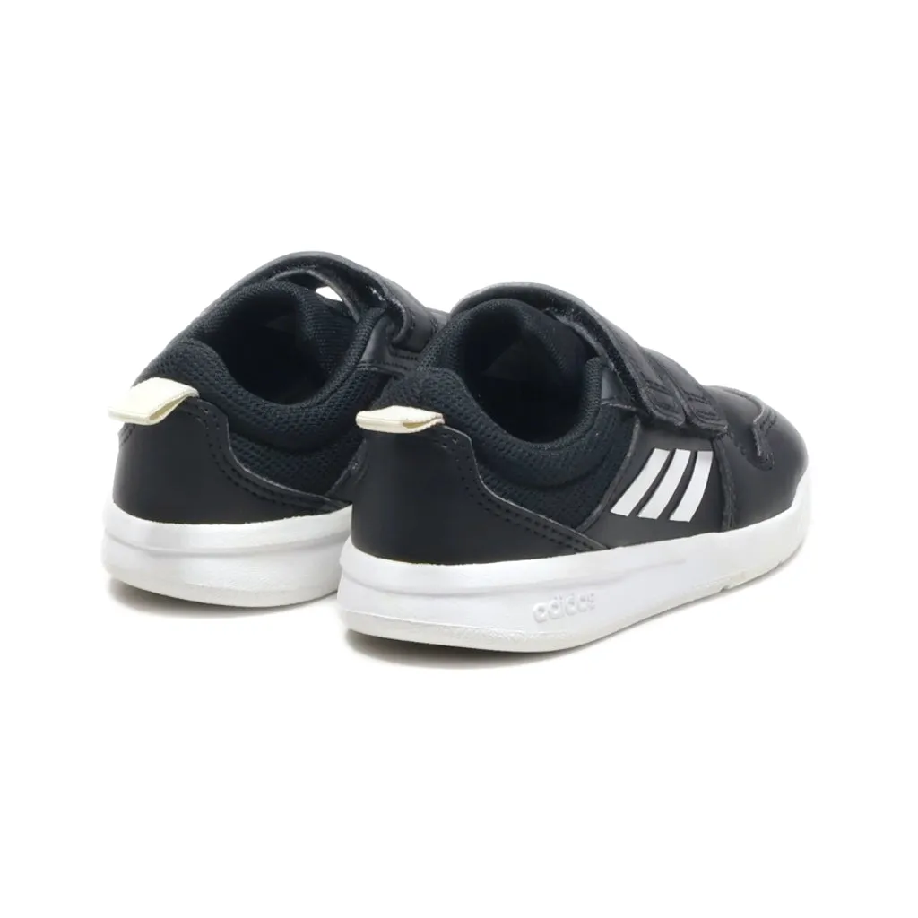 Adidas Tensaur Sneakers Leather Black Colour For Kids