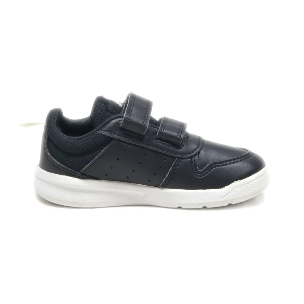 Adidas Tensaur Sneakers Leather Black Colour For Kids