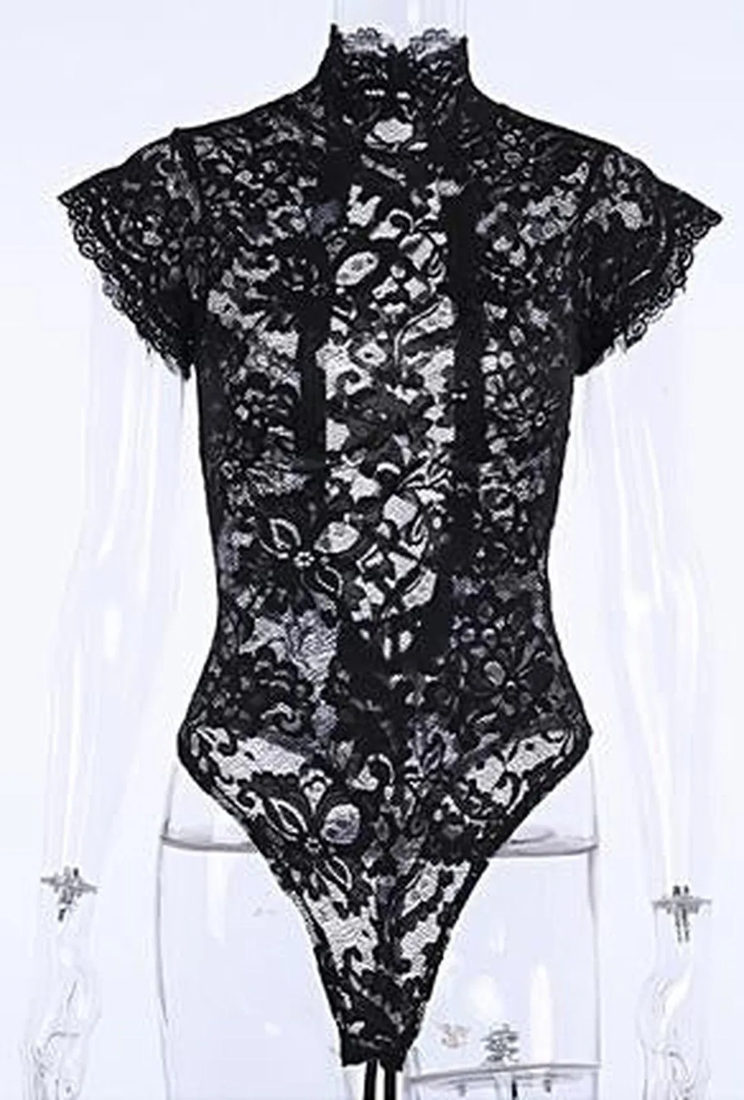 AHYOKA - RIBBON LACE BACK BODYSUIT