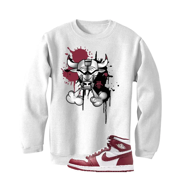 Air Jordan 1 High OG “Team Red” | illcurrency White T-Shirt (Iron Bull)