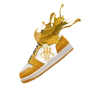 Air Jordan 1 High OG “Yellow Ochre” | illcurrency White T-Shirt (SPLASH)