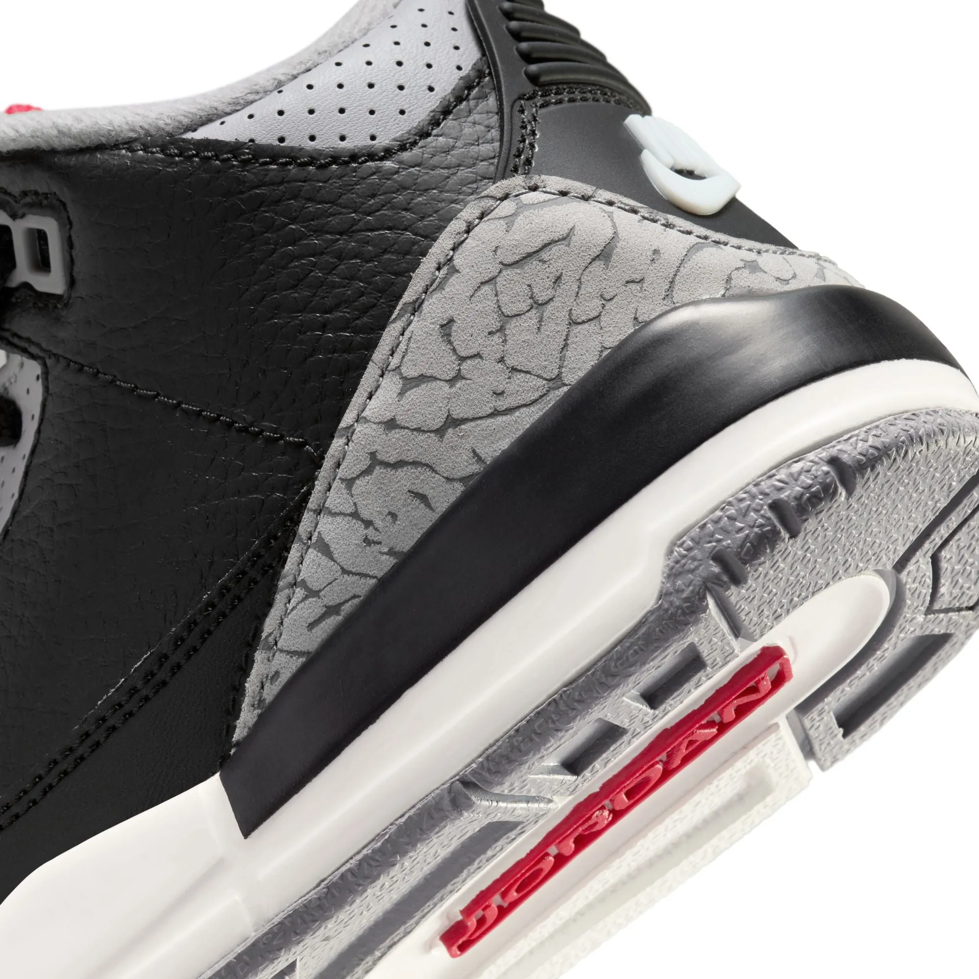 Air Jordan 3 Little Kids Retro OG "Black Cement Reimagined" Shoes