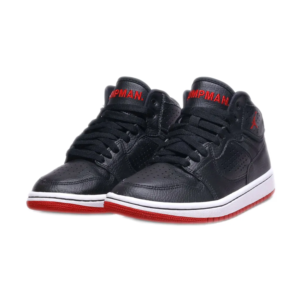 Air Jordan Access High-Top Sneakers Leather Black Colour For Women