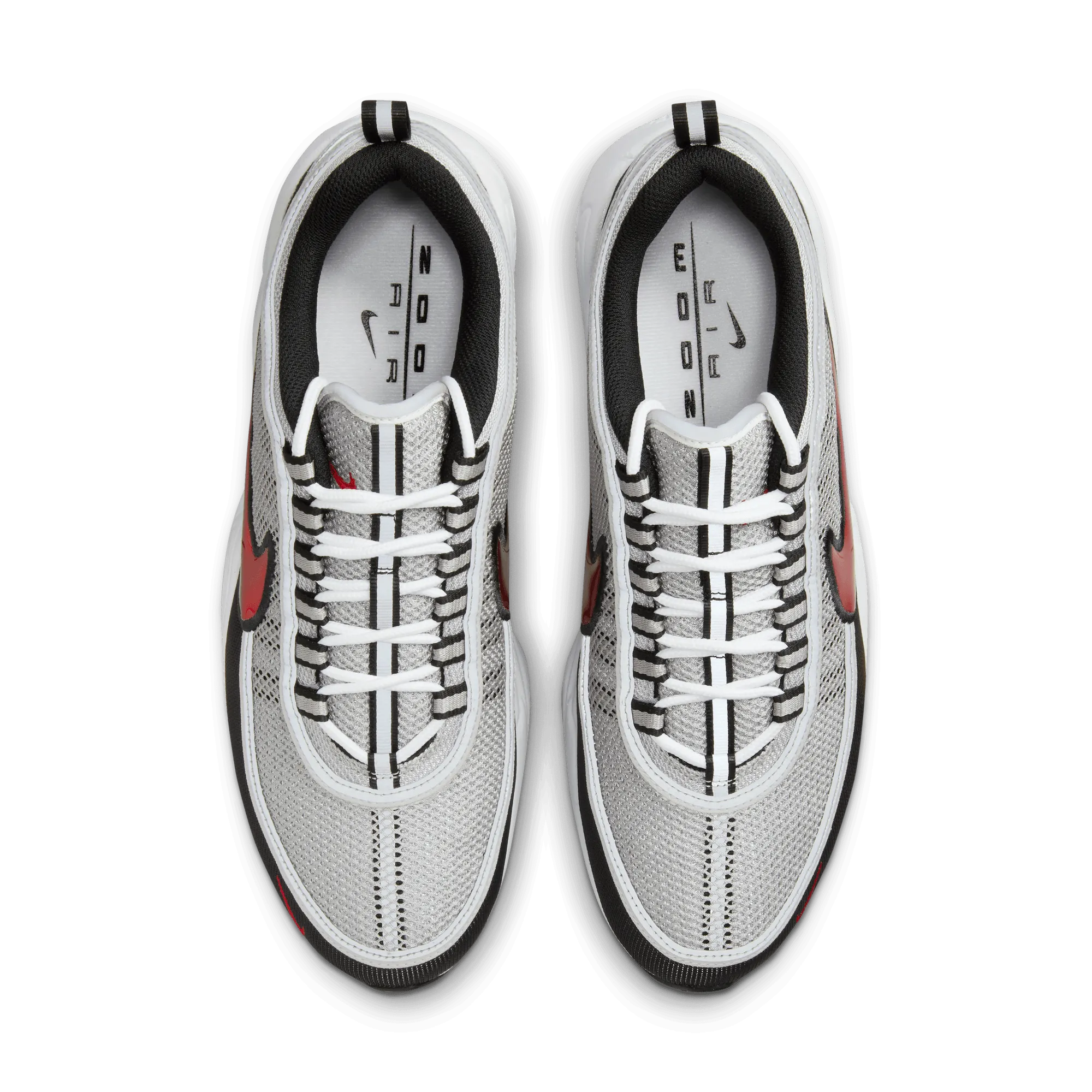 Air Zoom Spiridon 'Metallic Silver and Sport Red'