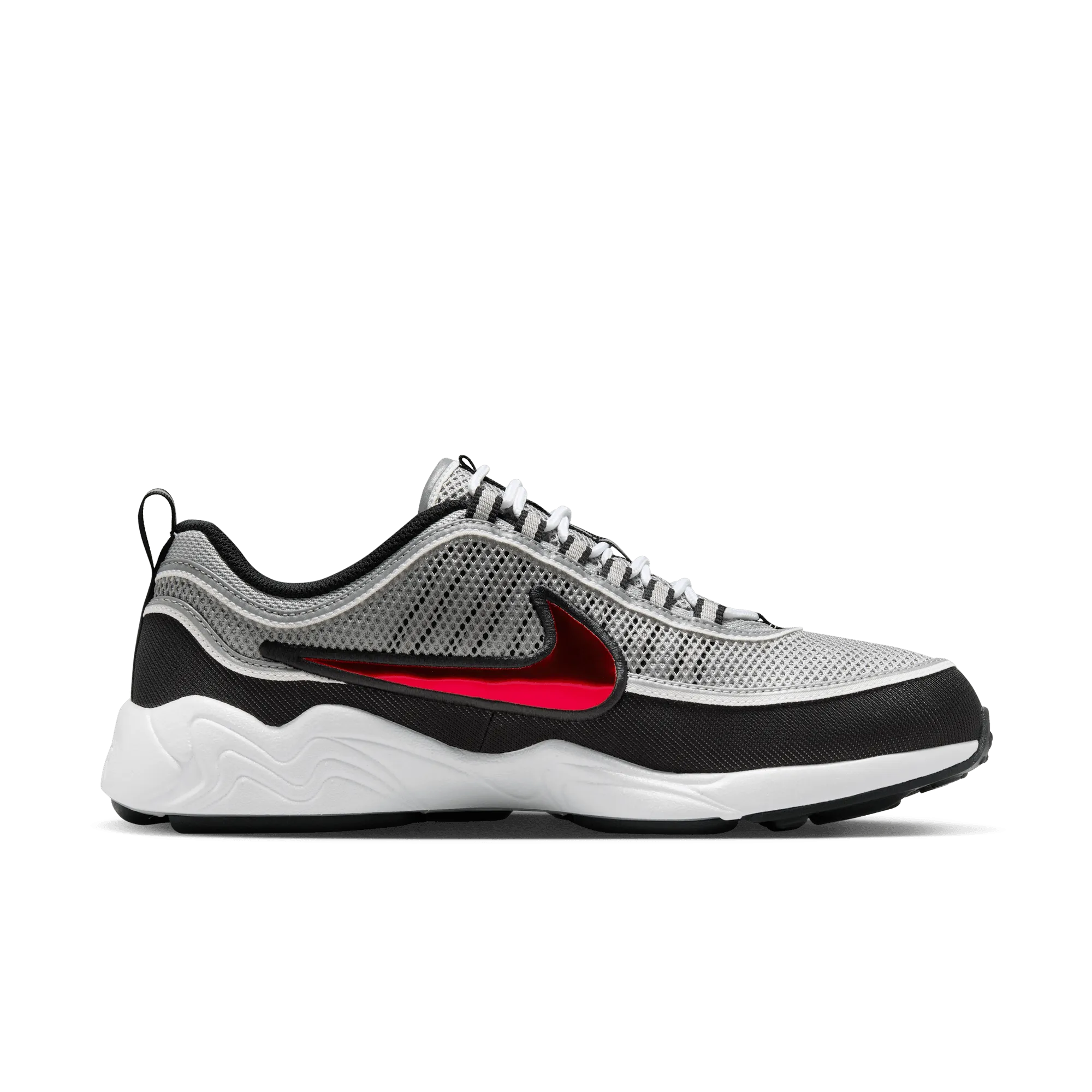 Air Zoom Spiridon 'Metallic Silver and Sport Red'