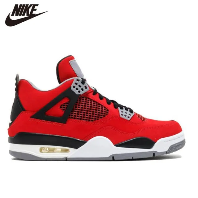 aj 4 AJ4 Black Red Bull 19 Years Reissue Men and Women Joe 4 Basketball Shoes 308497-060