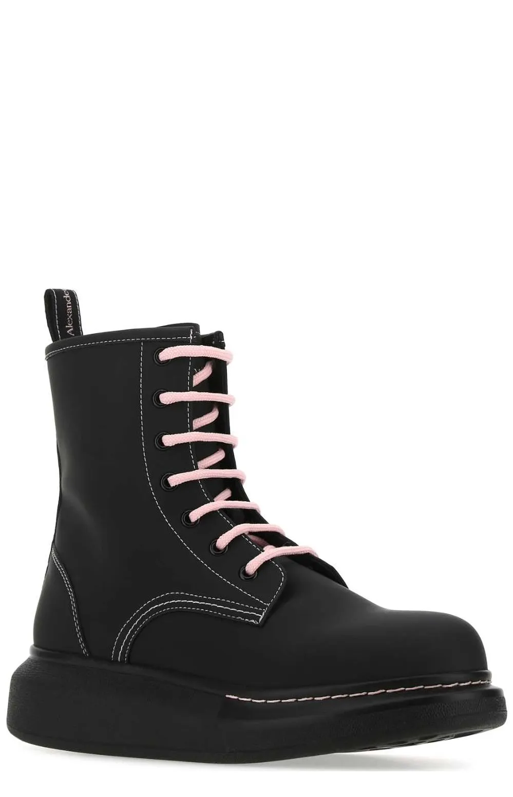 Alexander McQueen Platform Lace-Up Boots