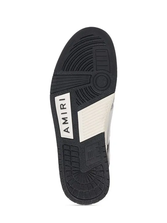 Amiri   Two-tone Skel Top low sneakers 