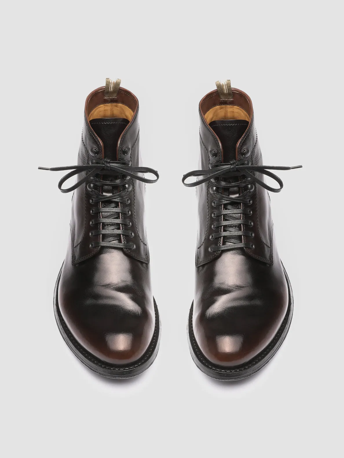 ANATOMIA 013 - Dark Brown Leather Ankle Boots