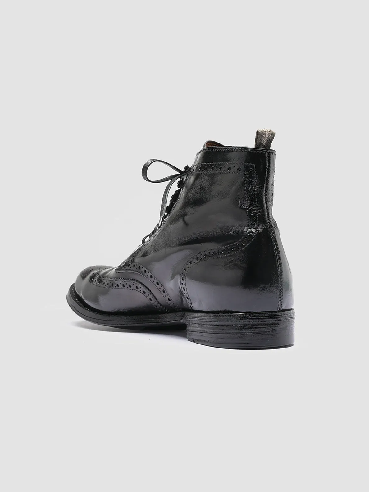 ANATOMIA 051 - Black Leather Ankle Boots