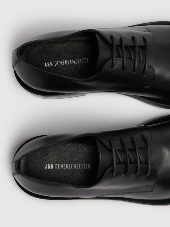 Ann Demeulemeester   35mm Dex leather lace-up shoes 