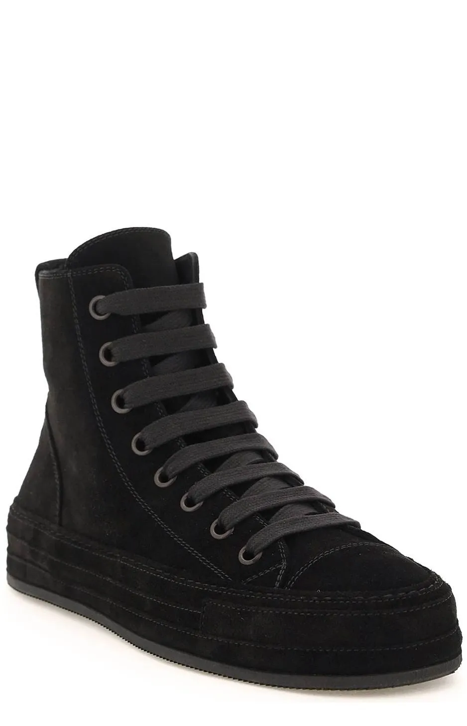 Ann Demeulemeester Raven High-Top Sneakers