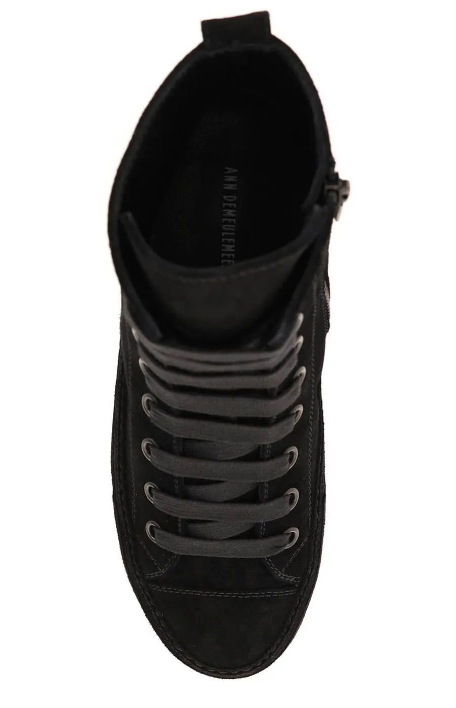 Ann Demeulemeester Raven High-Top Sneakers