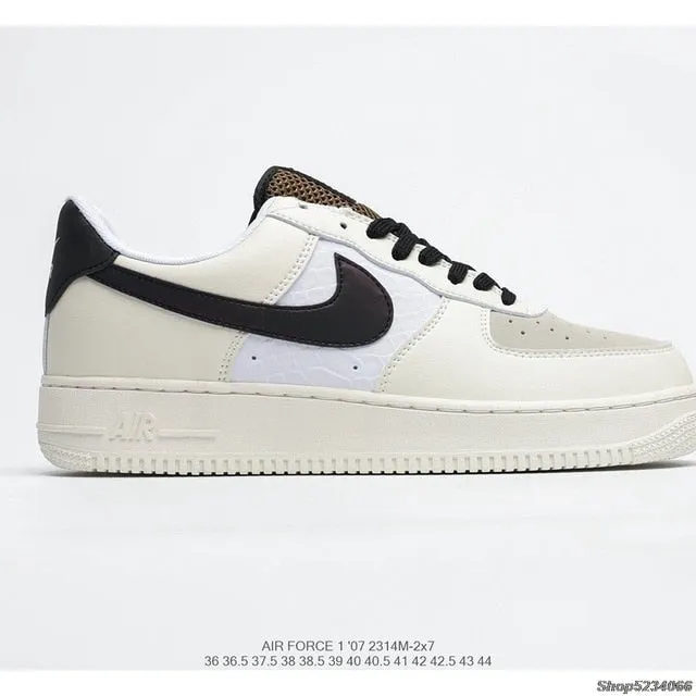 Authentic original Air Force 1 Low low-top versatile casual sports shoes Women's size 36-39 white red