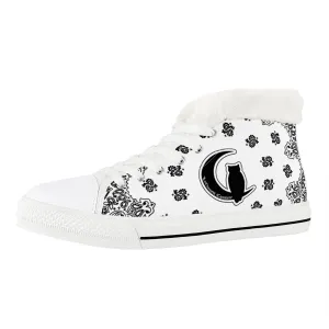 BANDANA WHT Unisex Canvas Shoes