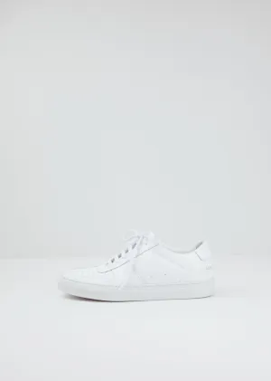 Bball Low Leather Sneakers — White