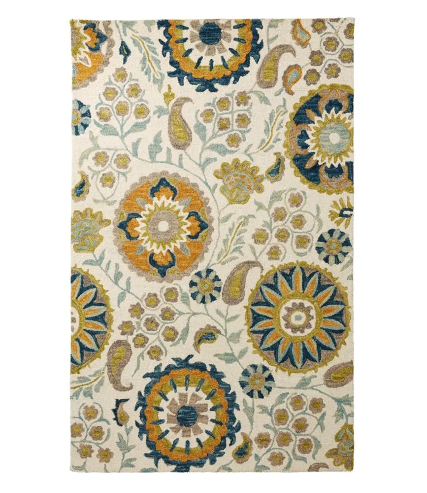 Botanical Wool Tufted Rug