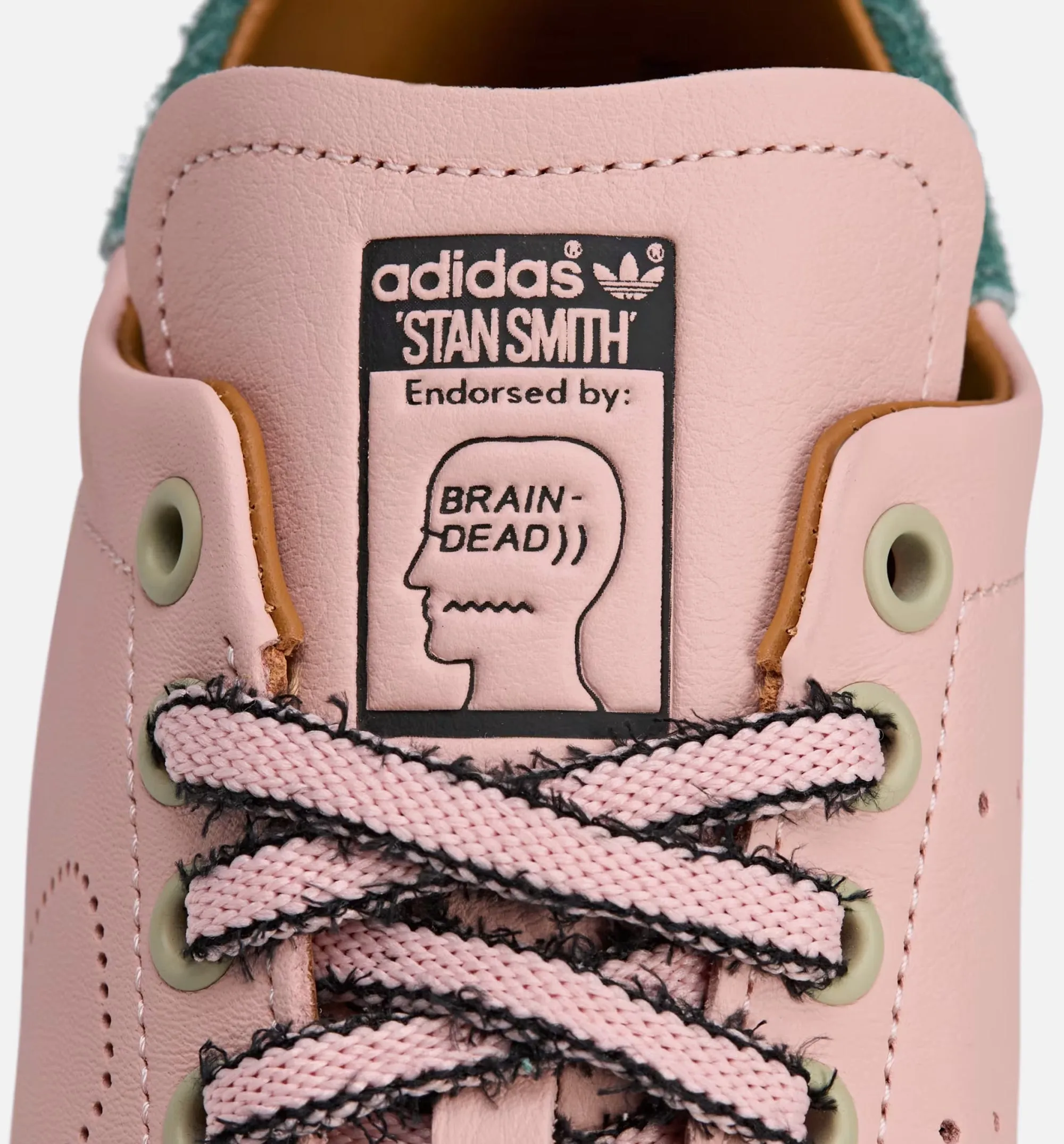 Brain Dead x Stan Smith Vapour Pink Mens Lifestyle Shoe - Pink/Black/White