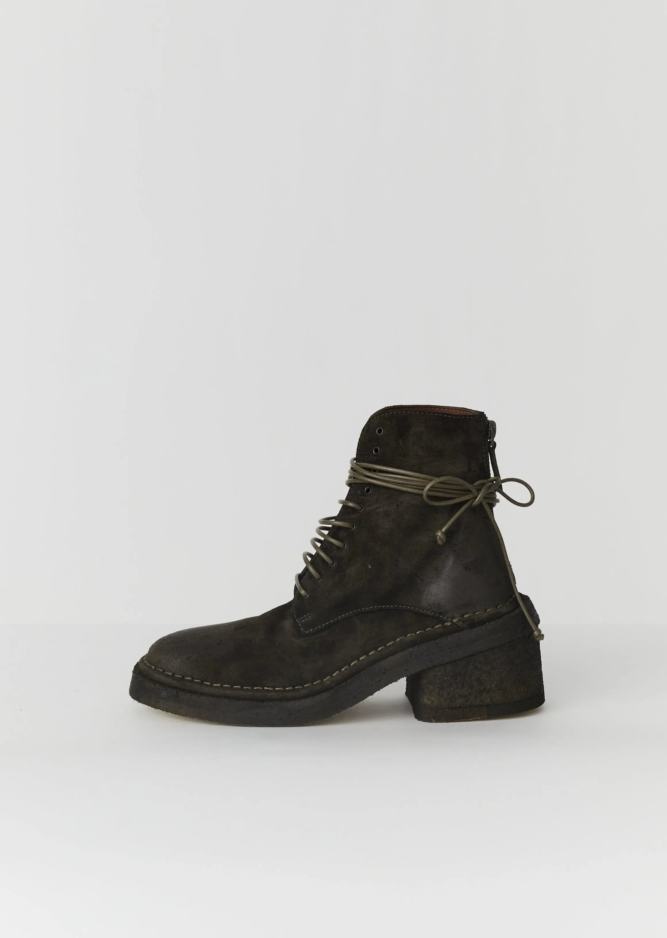 Burraccio Suede Lace Up Boots