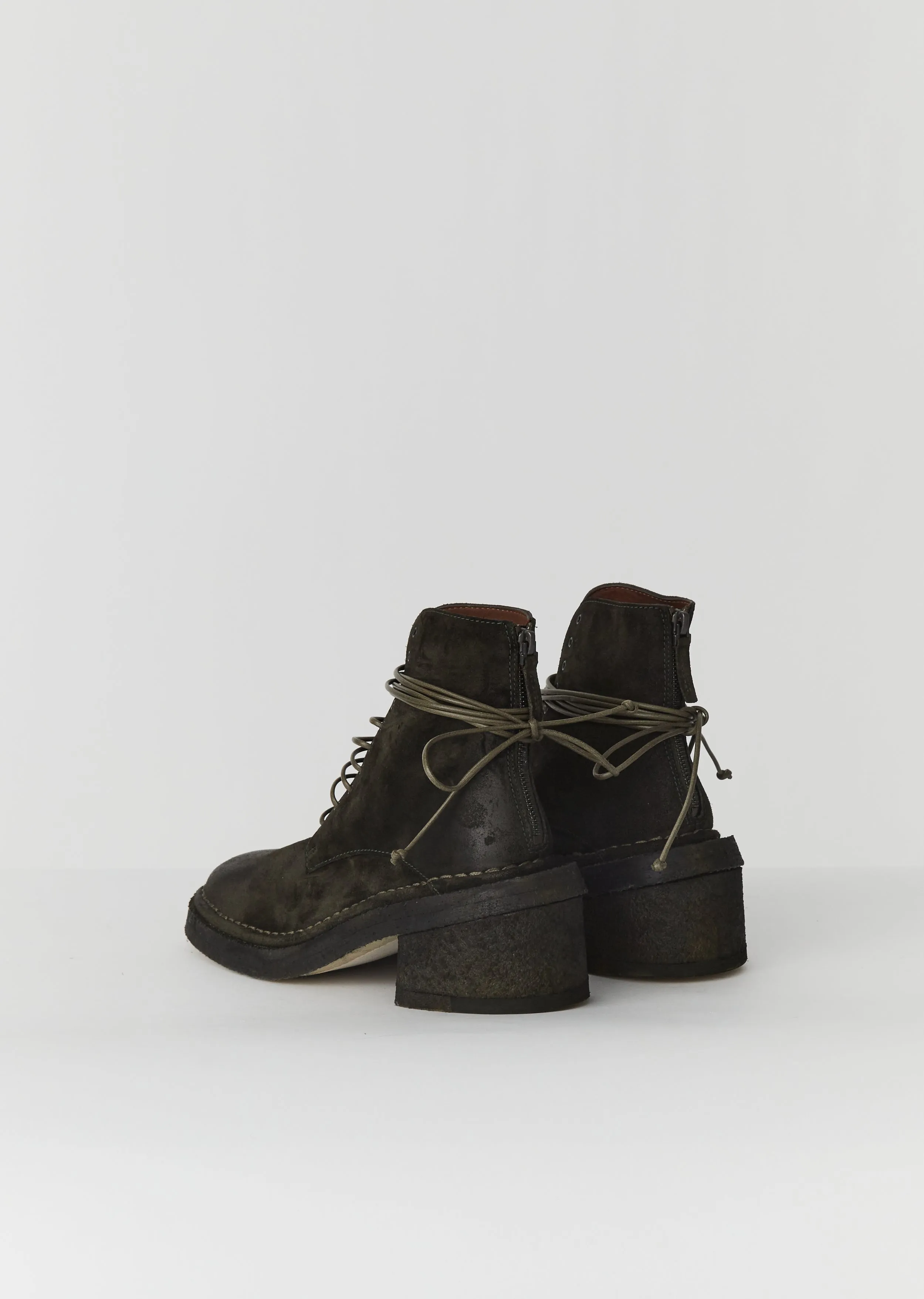 Burraccio Suede Lace Up Boots