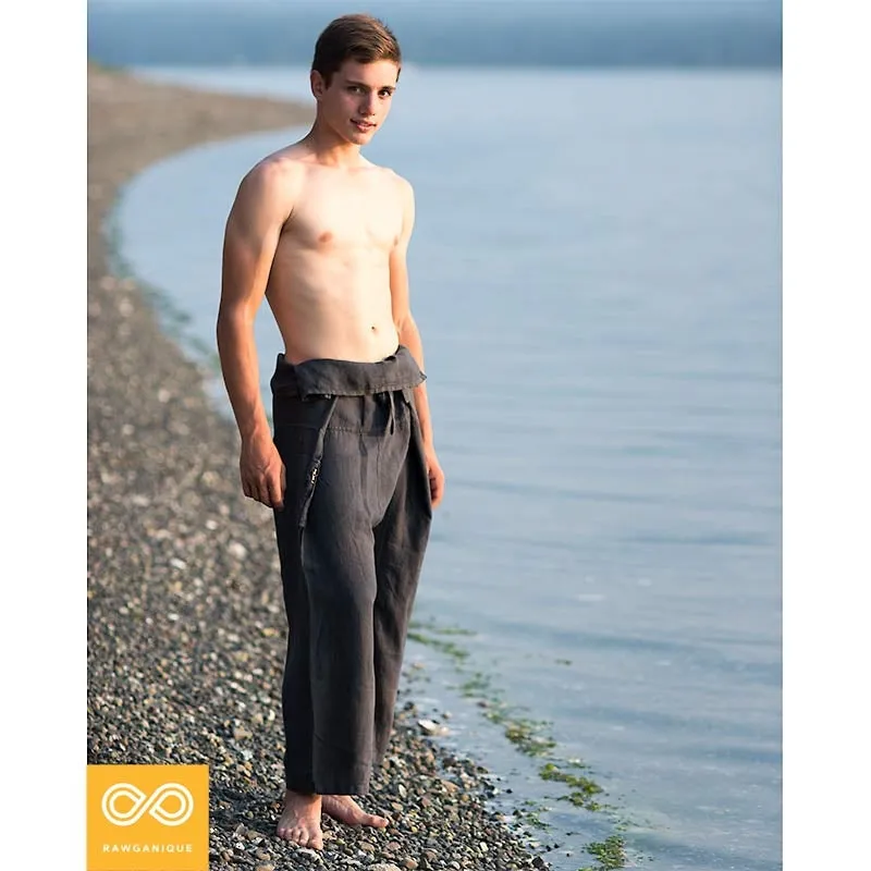 CHIANGMAI 100% Organic Hemp Thai Fisherman’s Pants (Unisex) (Closeout - Final Sale)