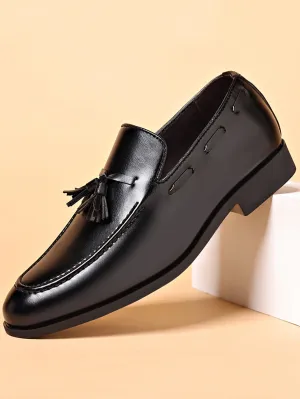 Classic British Style Fringed Loafers For Men