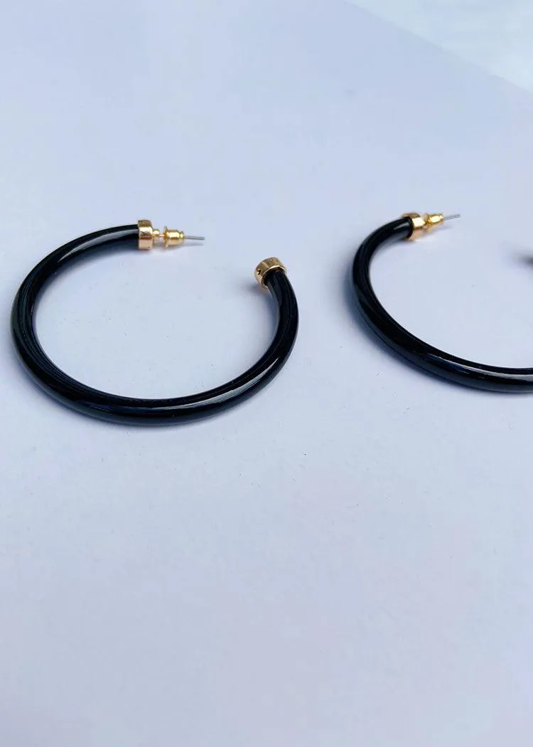 Coated Hoops - Black