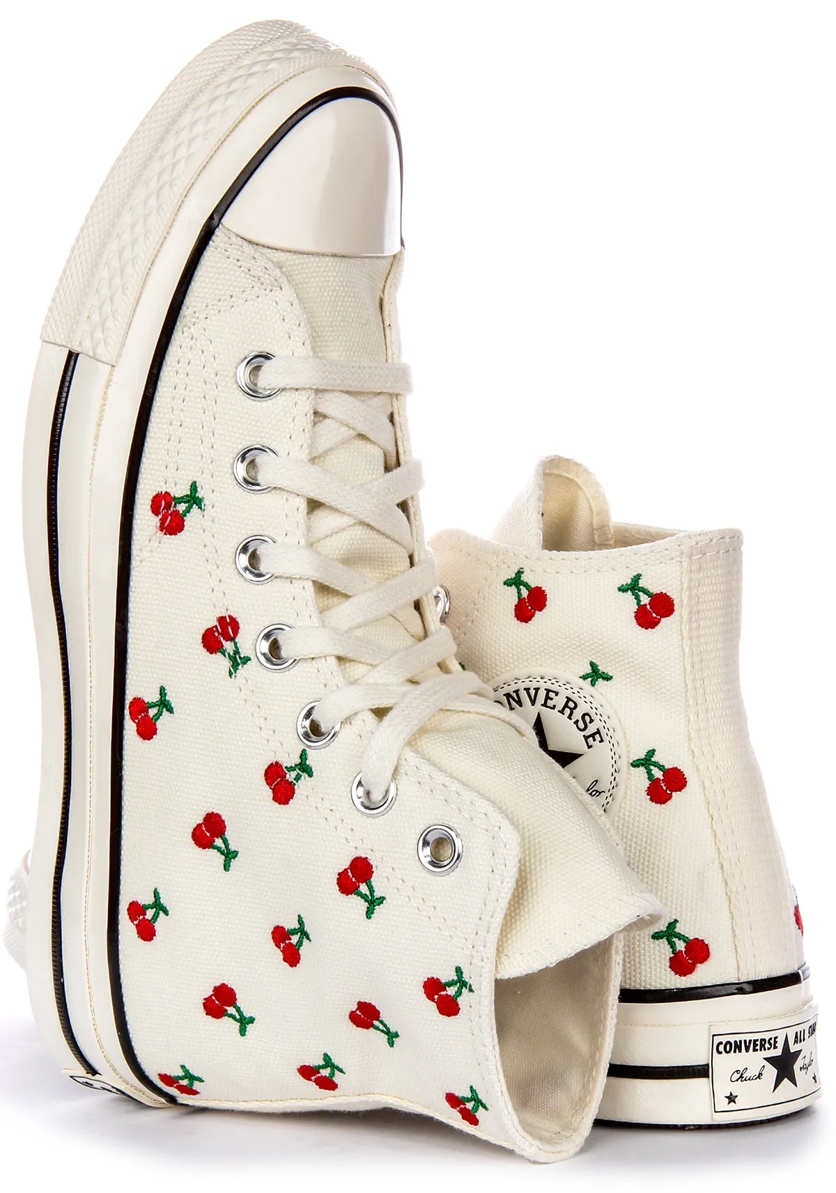 Converse A08863C In White Red For Women