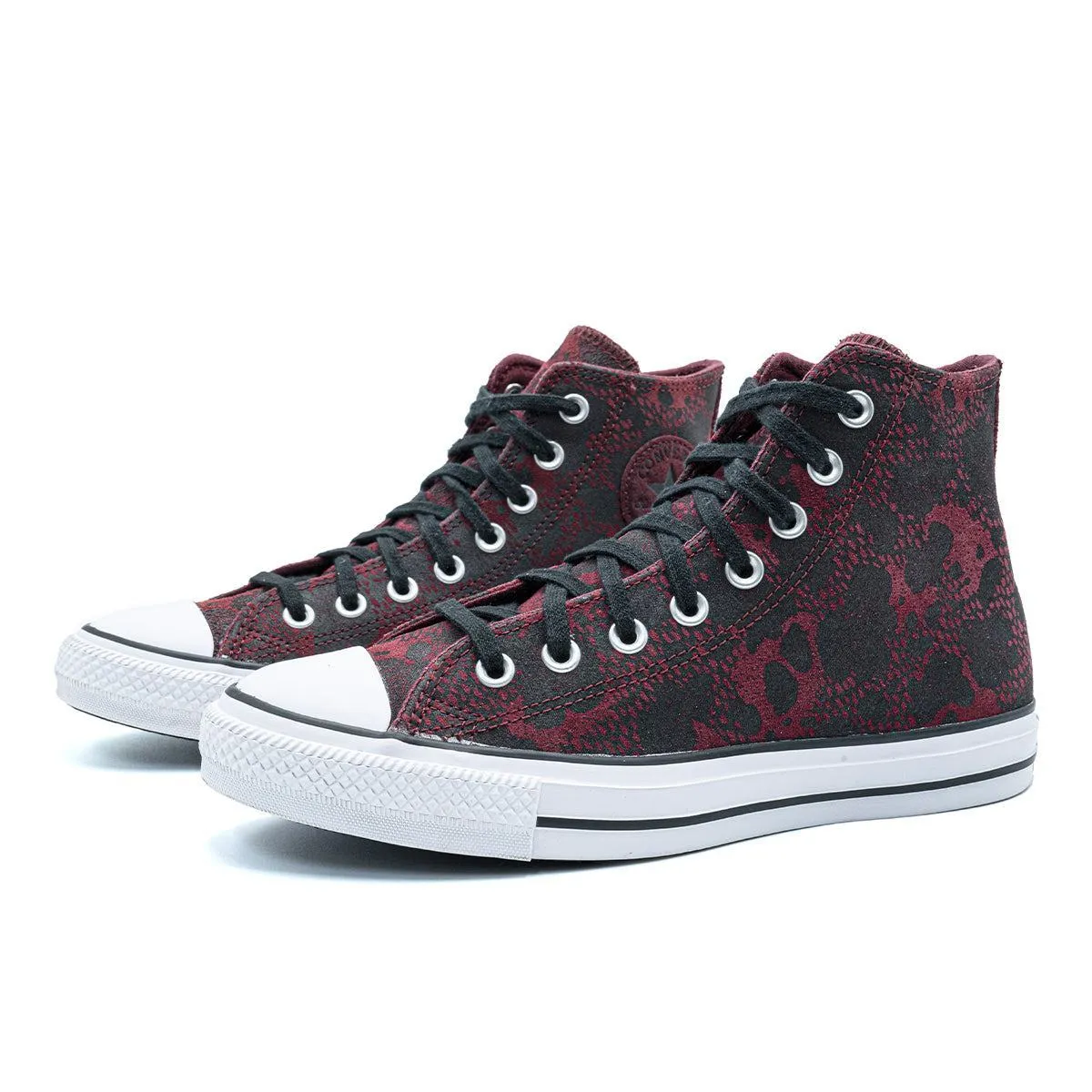 Converse Chuck Taylor All Star Hi Material Pack High-Top Sneakers Leather Red Colour For Women