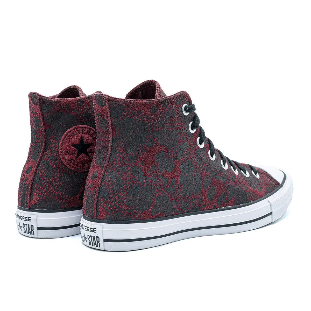 Converse Chuck Taylor All Star Hi Material Pack High-Top Sneakers Leather Red Colour For Women