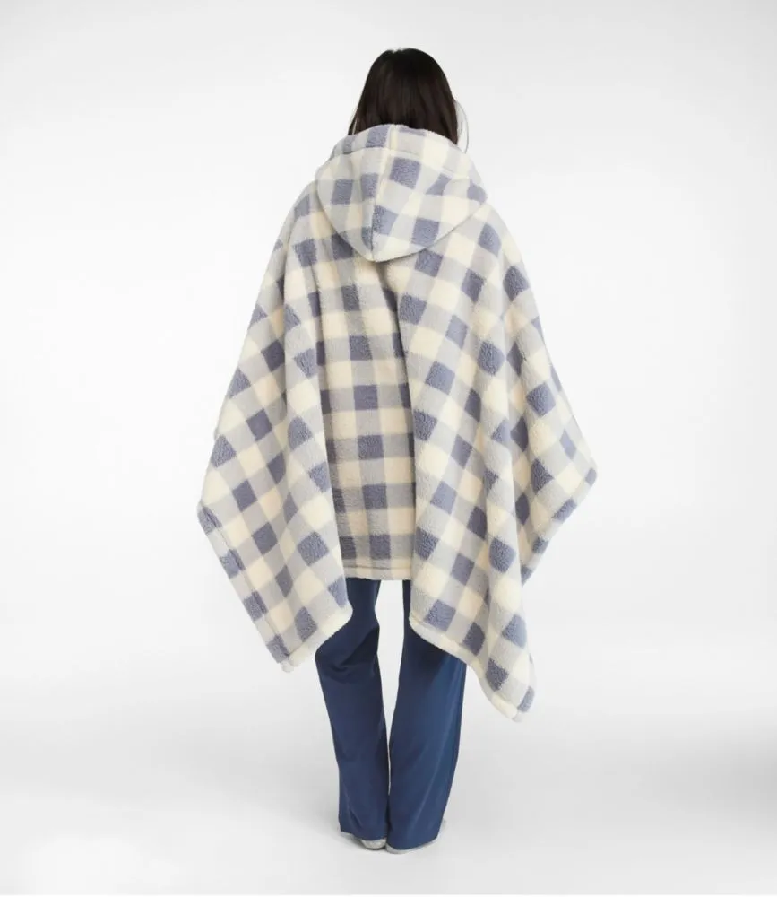 Cozy Sherpa Wearable Throw, Plaid