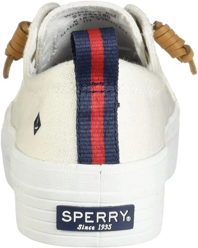 Crest Vibe Triple Canvas Sperry Sneakers, white