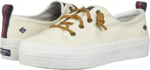 Crest Vibe Triple Canvas Sperry Sneakers, white