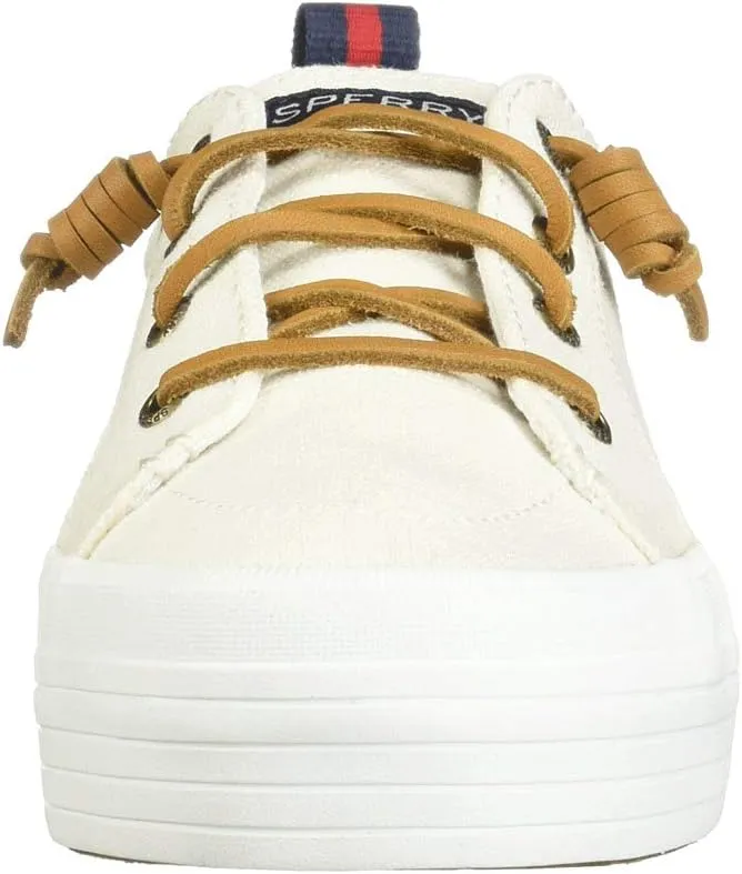 Crest Vibe Triple Canvas Sperry Sneakers, white