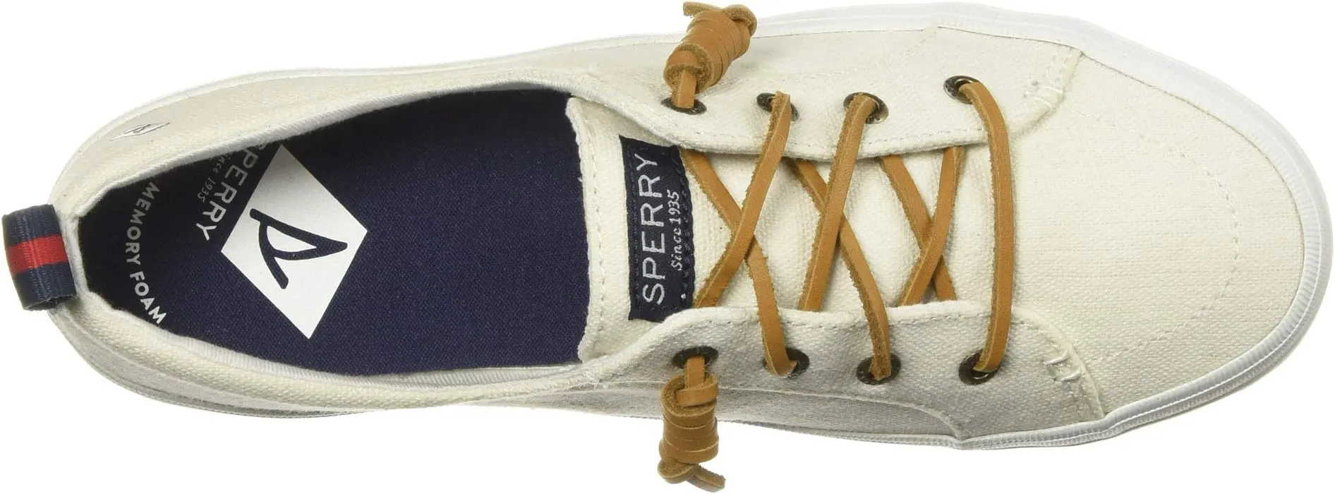 Crest Vibe Triple Canvas Sperry Sneakers, white