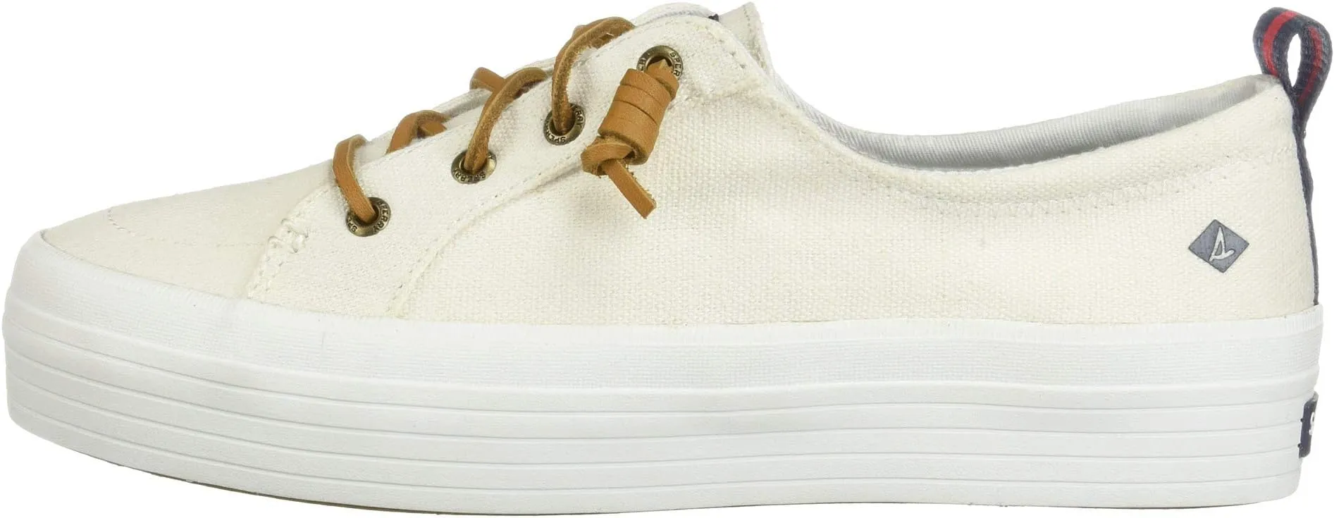 Crest Vibe Triple Canvas Sperry Sneakers, white