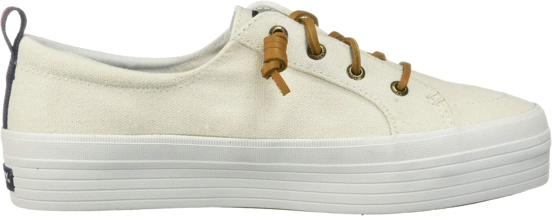 Crest Vibe Triple Canvas Sperry Sneakers, white