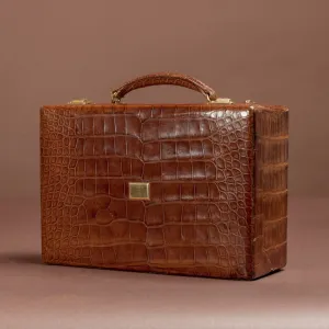 Crocodile Skin Jewellery Case