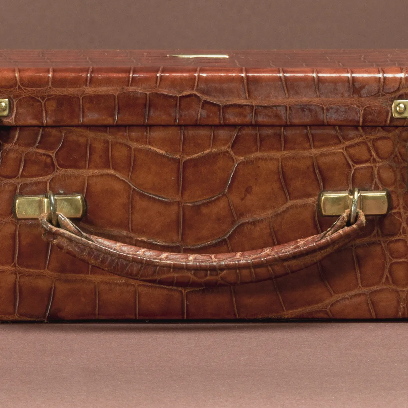 Crocodile Skin Jewellery Case