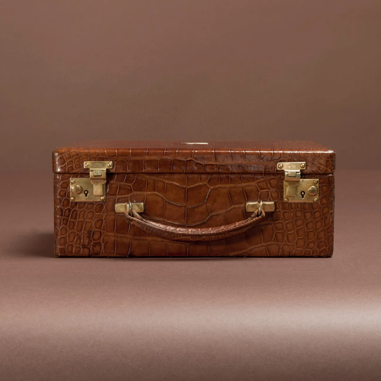 Crocodile Skin Jewellery Case