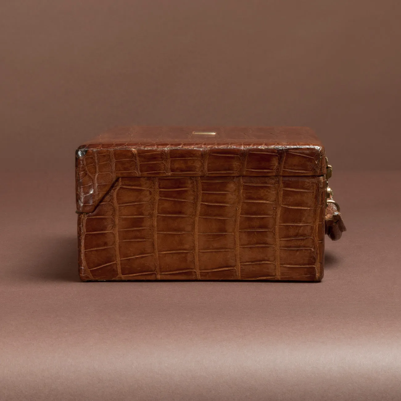 Crocodile Skin Jewellery Case