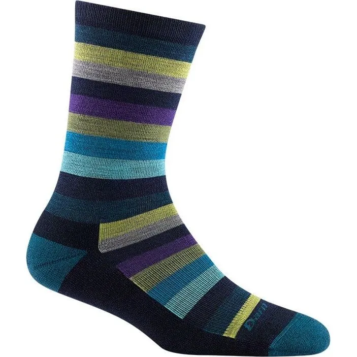 DARN TOUGH MYSTIC STRIPE CREW LIGHTWEIGHT LIFESTYLE SOCK WOMEN'S